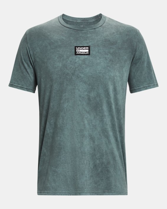 Men's UA Elevated Core Wash Short Sleeve in Gray image number 4